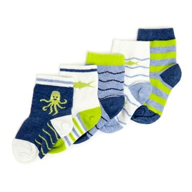 Baby Boys Design Socks - Pack Of 5