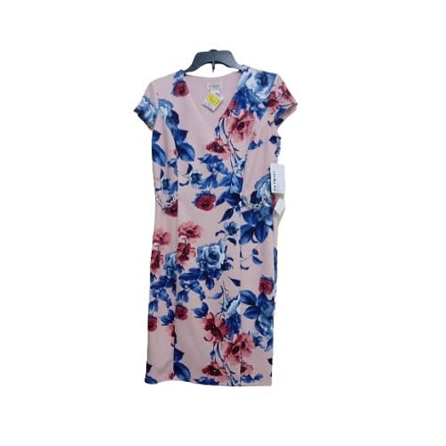 Ladies Midi Gown With Flowery Design