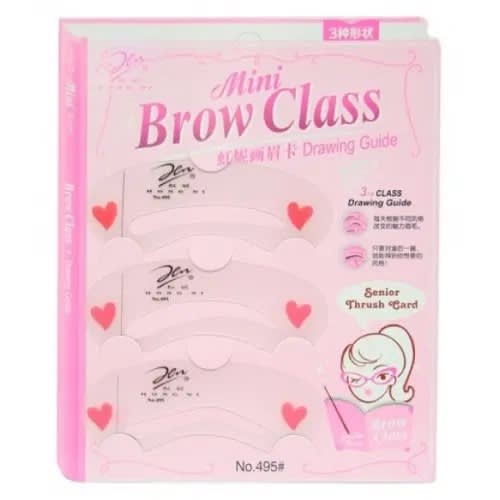 Mini Brow Class 3 -in- 1 Eyebrow Stencils