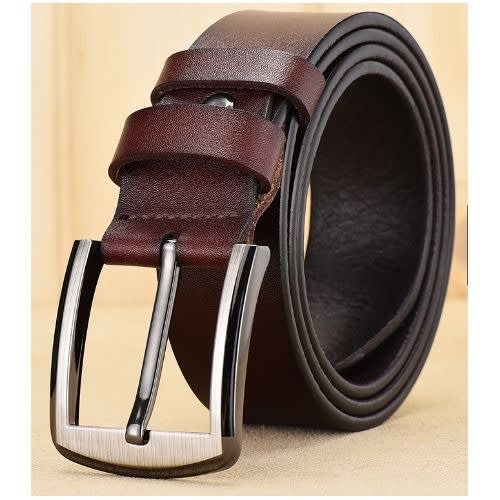 Men's Business/Casual Leather Belt - Brown