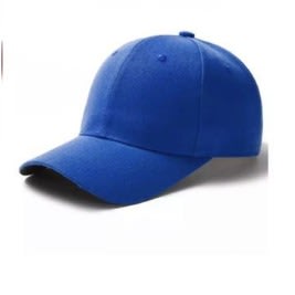 Plain Unisex Base Cap - Blue