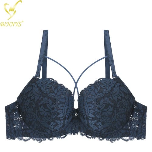 Women Brassiere Lace Bra - Blue