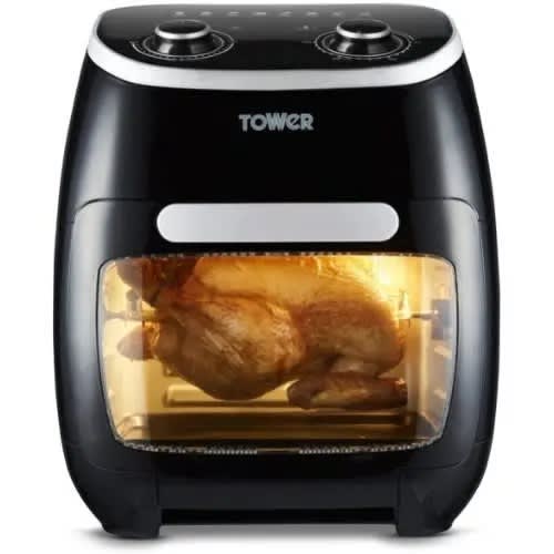 5 In 1 Air Fryer Oven With Rapid Air Circulation, Manual Control And Timer - 11l - 2000w - T17038