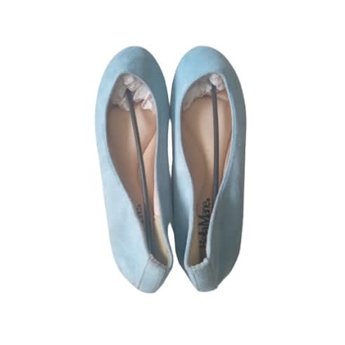 Ladies Loafer Shoe - Light Blue