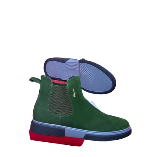 Salvostore Designer Boot - Green