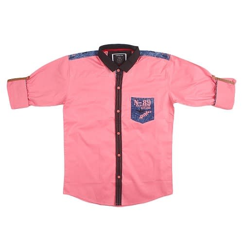 N-89 Napoleon Boy's Shirt - Pink