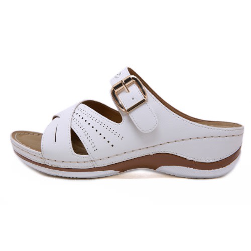 Fully Padded  Slipper -White