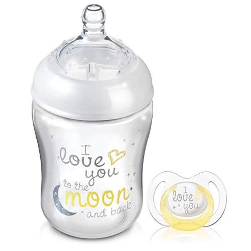 Nuby Natural Touch Anti-colic Bottle With Soother, 270 Ml