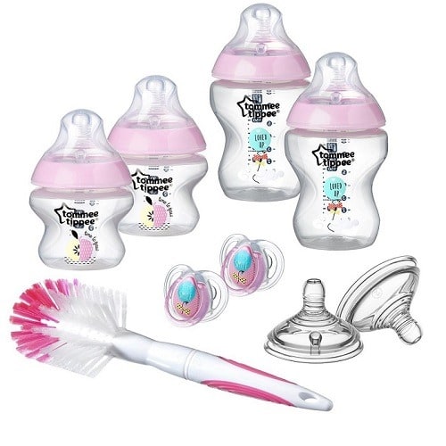 Baby Feeding Bottle Starter Pack - Pink