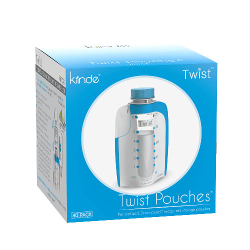 Breastmilk Storage Bags / Twist Pouch - 40 Count