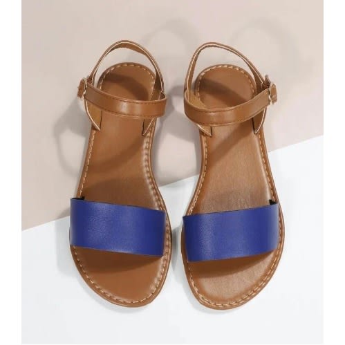 Realwon Female Sandals - Brown Blue