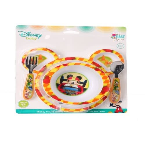 Disney Baby Mickey Mouse Feeding Set - 4 Pieces