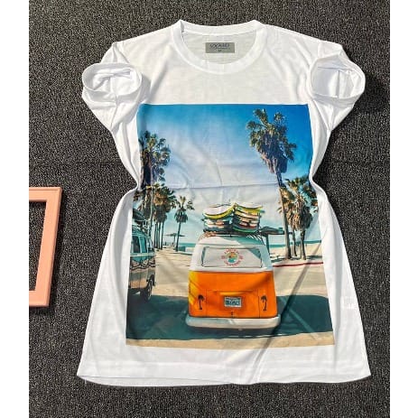 Van Print 3d Graphics Design T-shirt