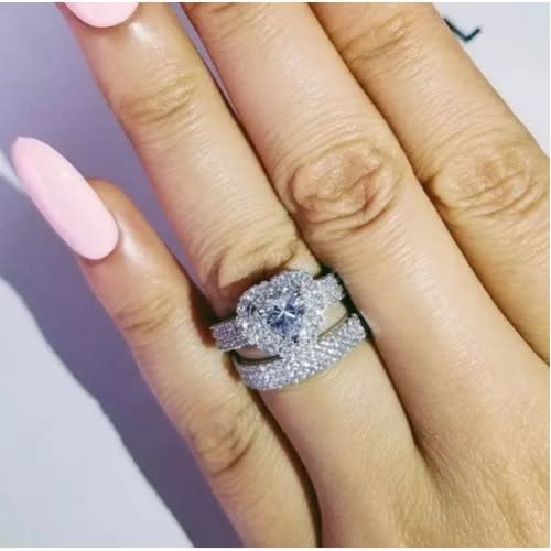 Love Bridal Ring - Silver