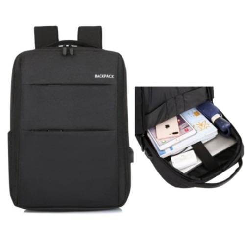 USB Port + Side Compartment  Anti-Theft Laptop Backpack