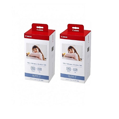 Canon Selphy Paper & Ink Set - Double Pack