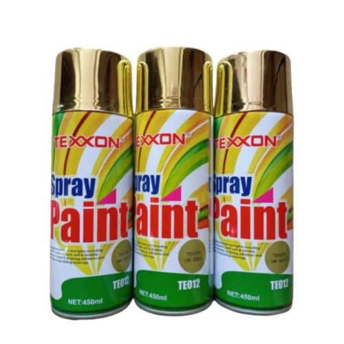 Spray Paint - Gold - 3pcs - 450ml
