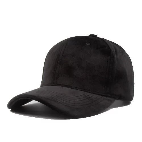 Suede Cap - Black