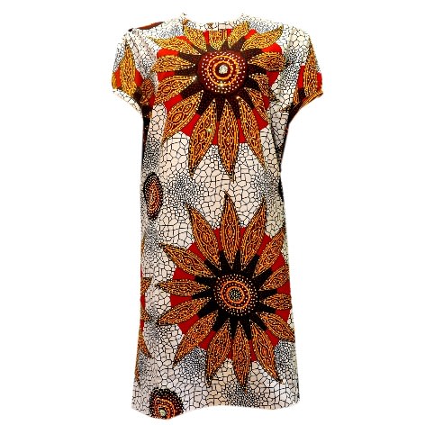 Stoned Ankara Short Gown