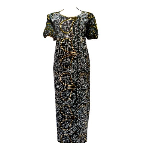 Stoned Ankara Dress