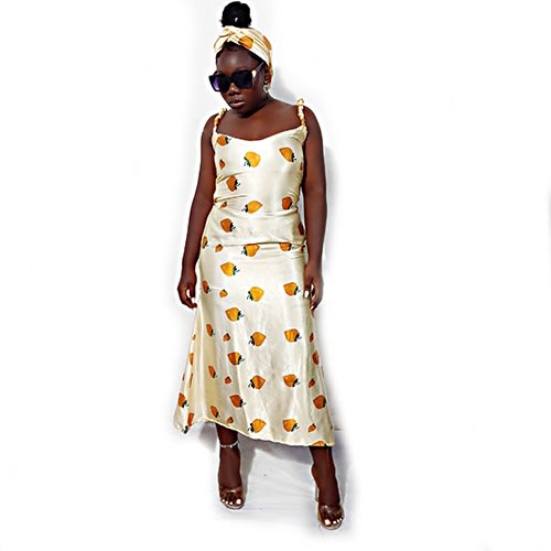 Ladies Patterned Maxi Dress