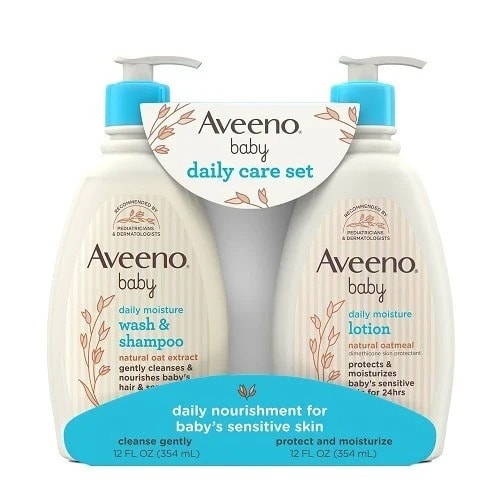 Baby Daily Care Wash And Lotion Set - 354ml Each