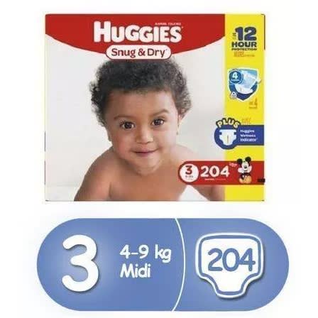 Snug & Dry - Size 3 - 204 Count