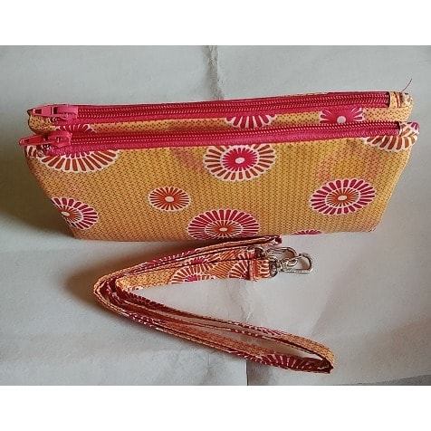Double Zippered Ankara Crossbag