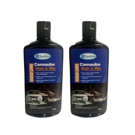 Gold Line Carnauba Wash & Wax - 500ml- 2pcs