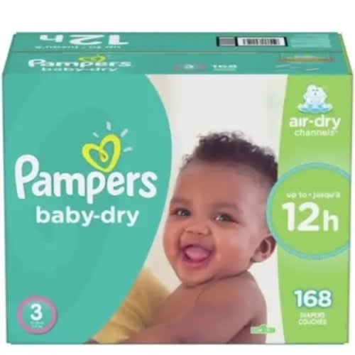 Baby- Dry Diapers - Size 3 - 168 Count