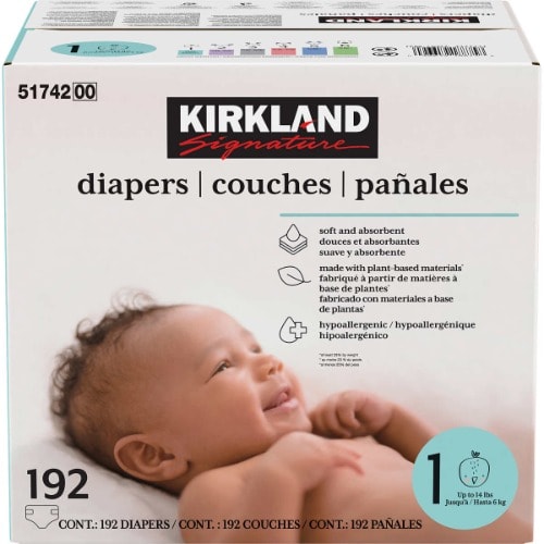 Diaper Size 1- 192 Cts