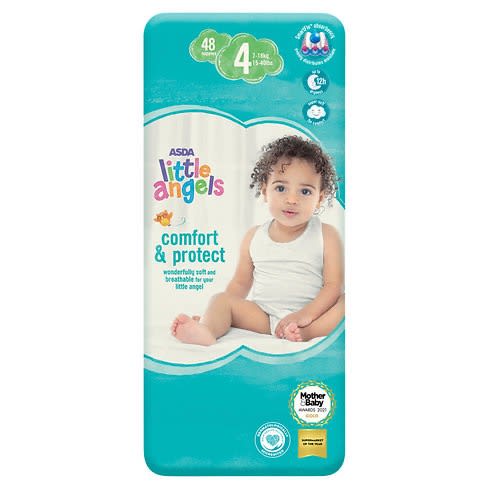 Little Angels Comfort & Protect - Size 4 Nappies - 48Pieces