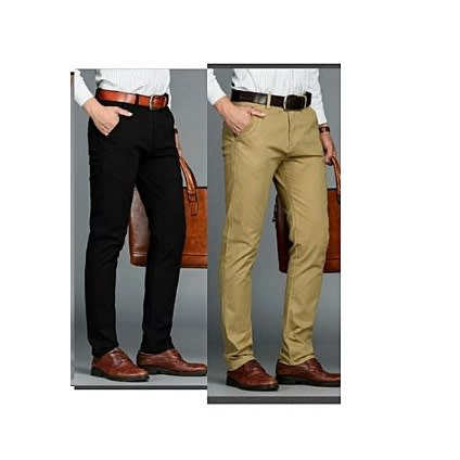 2-In-1 Smart Chinos-Multicolour