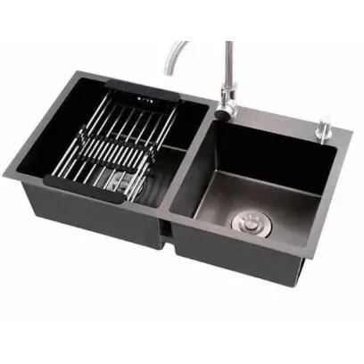 Double Bowl Sink - 77X44Cm