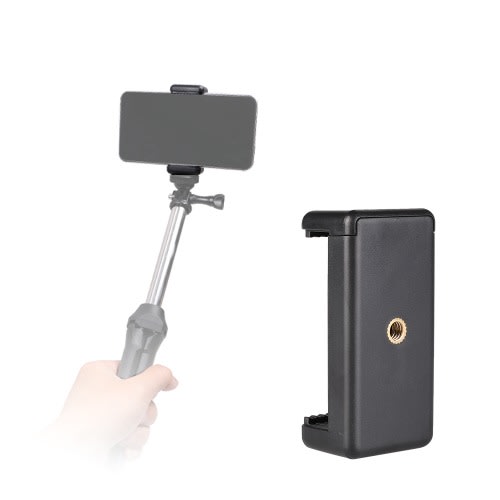 D010 Double Hole Mobile Phone Holder Bracket For Desktop Tripod Smartphone