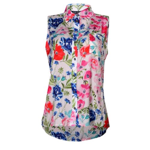 Floral Sleeveless Top - Multi