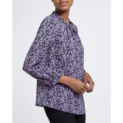 Floral Frill Neck Top