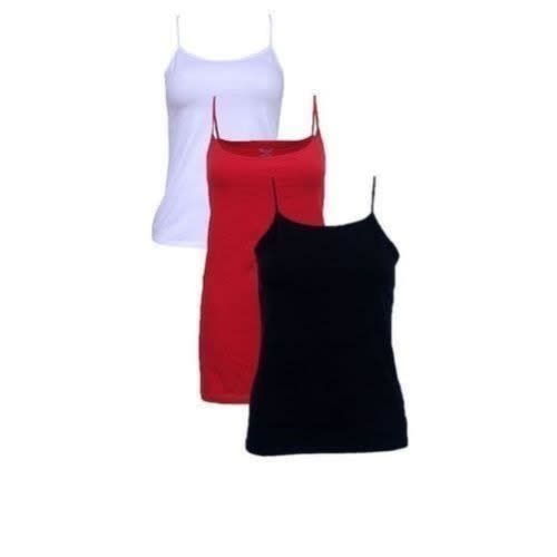 Ladies Singlets - Set Of 3 - Multicolor