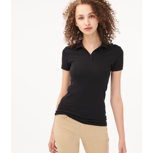 Plain Polo Shirt- Black
