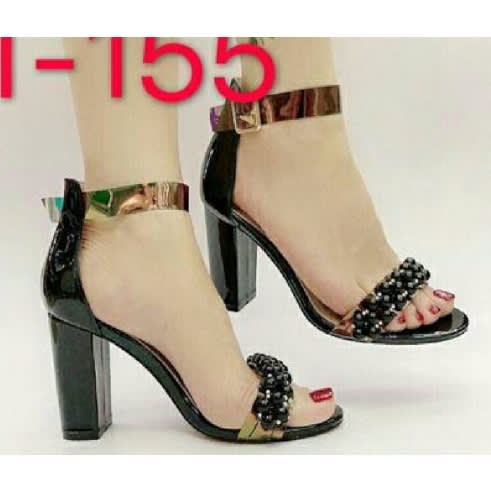Heeled Sandals - Black