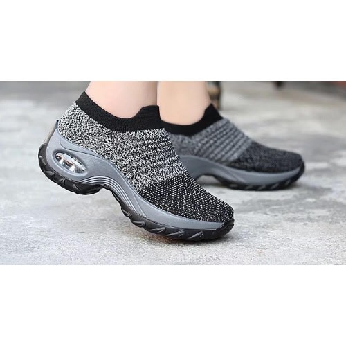Slip On Sneakers - Grey