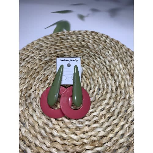 Half Moon Steel Earrings