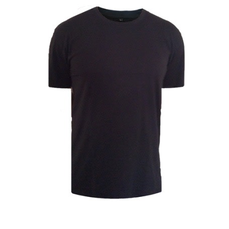 Pack Of 3 Plain Round Neck Cotton T-shirt - Black