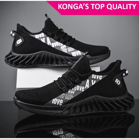 New Men's Sneakers - Casual - Black