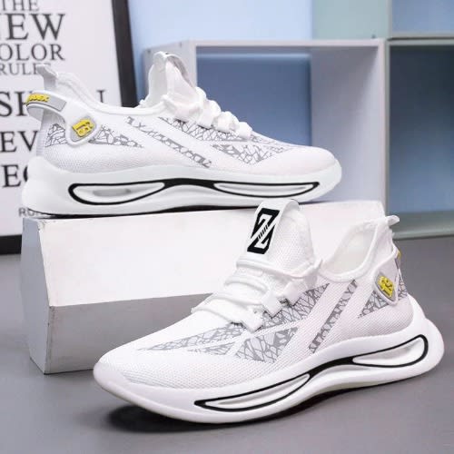 Mens Casual Fashion Sneakers - White