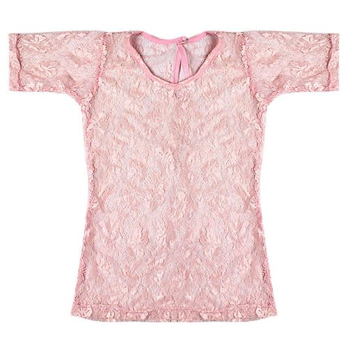 Ladies Lace Top - Peach
