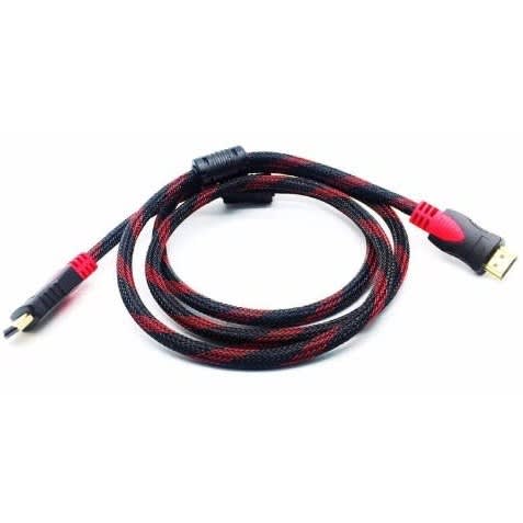 Hdmi To Hdmi Cable - 2 Meters  - Black And Red
