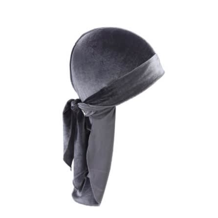 Velvet Durag -Grey