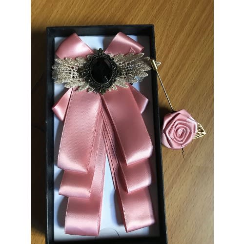 Men's Silk Bow Tie And Lapel