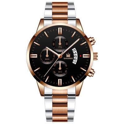 Men's Stainless Steel Casual Wrist watch